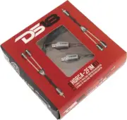 DS18 HQ 1 Male to 2 Female Dual Twist RCA Kit