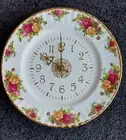 Royal Albert Old Country Roses Clock 1970s