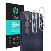 [2 Pack] ZUSLAB Galaxy A25 Camera Lens Screen Protector Tempered Glass-Anti-Scratch 9H Hardness HD Clear for Samsung (2024)