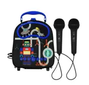 Singing Machine Kids Karaoke Machine With 2 Microphones Portable Bluetooth