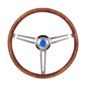 Grant 967 15 Inch Classic Nostalgia Wood Steering Wheel w/ Fits Chevy Horn (for: Porsche)