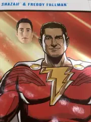 DC Mcfarlane Male Head w/Neck Pin Fodder 1/10 Scale Shazam Movie Zachary Levi!!