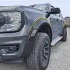 For Ford Ranger Next Gen XL XLS XLT 2023 2024 Fender Flares Kit Black Wheel Arch