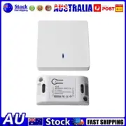Wireless Wall Light On Off Switch Push Button Home Remote Control 433Mhz 220V