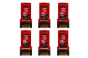 6PK Loreal 300ml Men Expert Stop Stress Relaxing Body Face Hair Mens Shower Gel