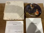 THE TYCOON Norman Rockwell Knowles Collector Plate COA 6th Heritage Collection