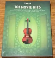 101 Movie Hits for Violin By Hal Leonard Song Book