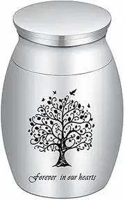 Tree of Life/Butterfly/Rose Flower/Wings/Heart Mini Urns for Ashes Stainless Steel Pet/Human Ash Small Urns cremation keepsakes for ashes