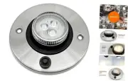 12v Light Fixtures with Switch 2w LED Recessed Swivel Spot Cabinet Down Light