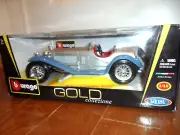Bburago 1932 ALFA ROMEO 8C 2300 Spider TOURING CAR 1:18 Scale Gold Collezione