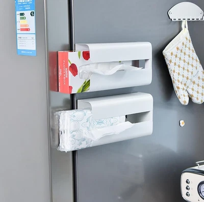Magnetic Magnetic Dryer Sheet Glove & Tissue Dispenser Holder, Towels, Wipes ...