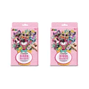 2x Avenir Scratch Kitty Bouquet Creative Art/Craft Kids/Toddler Activity Kit 5y+