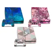 OFFICIAL LEBENSART ART MIX VINYL SKIN DECAL FOR SONY PS4 CONSOLE & CONTROLLER