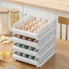 Egg Holder Drawer Type Anti-slip Refrigerator Dispenser Egg Storage Box Hygienic