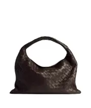 BOTTEGA VENETA Hop Small $3900 Fondant Leather Shoulder Bag New And Authentic