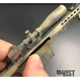 【玩模坊AH-004】 M82A1 狙擊槍 ZY15-9 迷彩色 (我是塑膠模型)