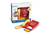 Learning Resources Teaching Telephone - 1 Piece, Ages 3+ Toddler Learning Toys, Pretend Play Telephone, Toy Telephone, Phone for Kids, Pre-Recorded Greetings, Develops Memory Skills