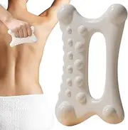 Body Sha, Natural Resin One-Hand Scraping Tool, Anti Age Skin Care Tools, Portable Strees Relief Sha Stone for Muscle Relief, Leg, Spa, Skin, Foot