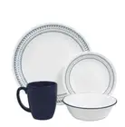Corelle Livingware Folk Stitch Dinnerware 15 Piece Set
