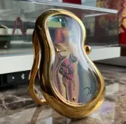 VintageSoftwatch Dali Exaequo Melting Clock DeskClock New w/ Tags Salvador Dali