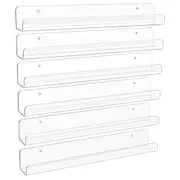 38cm Floating Shelves for Wall Acrylic Shelf Room Decor for Book Figures Photo