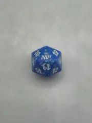 Magic the Gathering Spindown Dice Life Counter 2011 Core Set M11 Blue D20 MTG