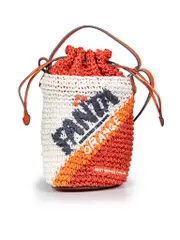 Coca Cola x Anya Hindmarch Fanta Raffia Crossbody Bag