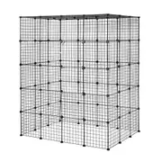 XL Cat Enclosure Cage House Metal DIY Rabbit Bunny Hutch Crate Ferret Kitten Kennel Fence Playpen Barrier Pen Habitat