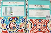 Waverly, Sun n Shade Indoor/Outdoor Grommet Panel Astrid Peachtini 52" x 84"