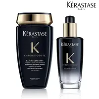 在飛比找樂天市場購物網優惠-【Kerastase 巴黎卡詩】 黑鑽極萃逆時重升組（髮浴2