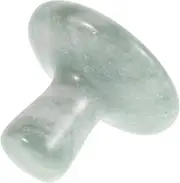 Ipetboom Facial Stone Jade Mushroom Head Natural Stone Versatile Massager for Face Body