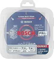 Bosch 5 x Pro Cutting and Grinding Set for X-Lock (for Steel, Stainless Steel, Diameter 125 mm, Professional Accessories, Small Angle Grinder)
