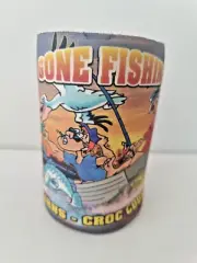Gone Fishing Cairns Croc Country Stubby Holder Cooler