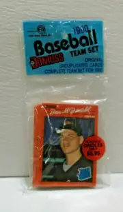 Donruss Baseball Team Set 1990 Baltimore Orioles New Factory Sealed
