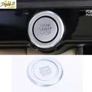 Silver Aluminum One-Click Startup Switch Frame Cover 1* For Kia Carnival 2022-23 (for: Kia)