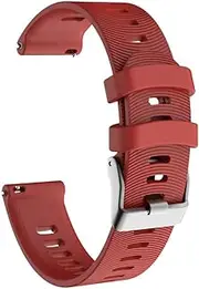 [MGTCAR] Colorful 20mm WatchBands Strap For Garmin Forerunner 245 M 645 Music vivomove 3 HR Approach S40 Venu SQ Silicone Smart Watchband