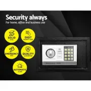 Electronic Safe Digital Home Office Cash Security Box LED Indicator Steel Frame
