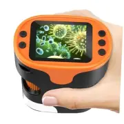 1000X Handheld Microscope for Kids 4K 2.0" Screen Rechargeable Mini Pocket
