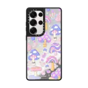 Galaxy S25 Ultra Mirror Magnetic Case Mushroom Pattern