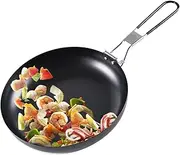 Outdoors Folding Pan | Non-Stick Frypan Cooking Pot,Portable Backpacking Cooking Pan Non-Stick Frypan Camping Cooking Pot for Picnic