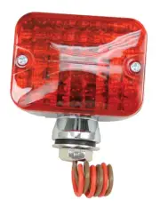 Mini Tail Lights Chrome Red VW Bug VW Dune Buggy VW Baja Bug Pair