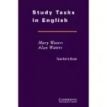 STUDY TASKS IN ENGLISH TEACHER’S BOOK