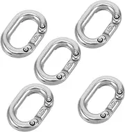 STOBOK Rope Connector Chain Link Buckle 5 Pcs Quick Link Chain Connector for Stainless Steel