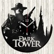 The Dark Tower Movie Vinyl Record Wall Clock Decor Handmade 1093