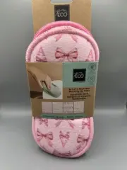 Ciroa Go Eco PINK BOW Set of 5 Reusable Sponge Pads Scrubby Shabby Chic NEW