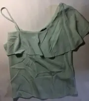 Ladies Green 1 x Long Sleeve & 1 Cami Shoulder Top size 4, 8, 10, 12 or 14