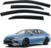 Window Visor, Compatible with Toyota Camry 2018-2024 Weathershield Sun Rain Deflector Guard Car Window Deflector