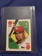 2010 Topps Red Back Albert Pujols Mini Card Awesome!!!