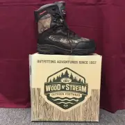 New Men’s Wood N’ Stream 2104 Maniac 8” Realtree Insulated Boots Size 10 Medium