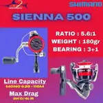 釣魚捲線器釣魚滑輪 SHIMANO REEL SHIMANO SIENNA FG SHIMANO SIENNA FG 軸